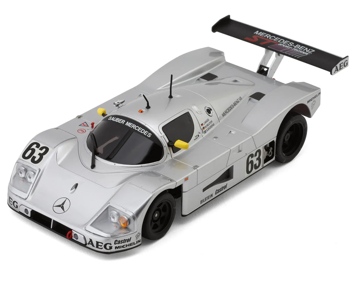 Kyosho MR-03 Mini-Z RWD ReadySet with Sauber Mercedes Group C Rennsportwagen C9 Body (Silver)